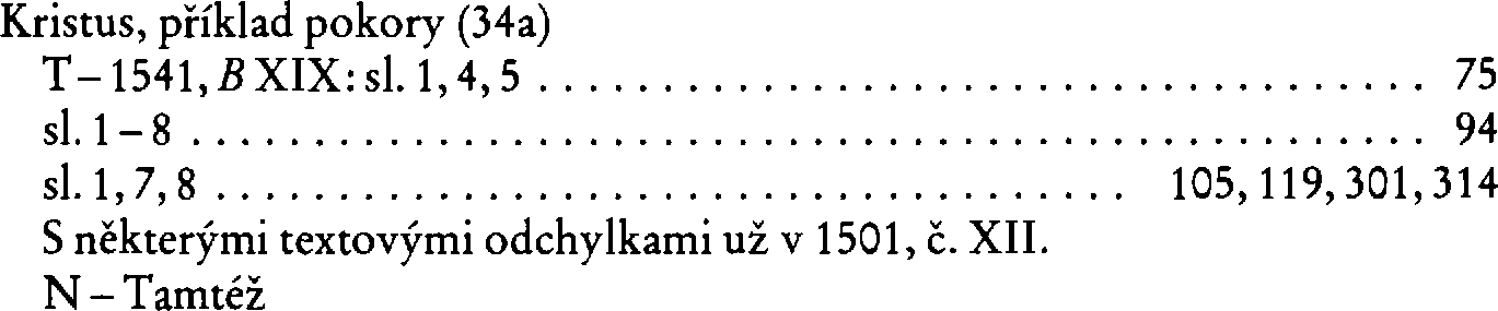 Informace o písni 34a: Kristus, příklad pokory