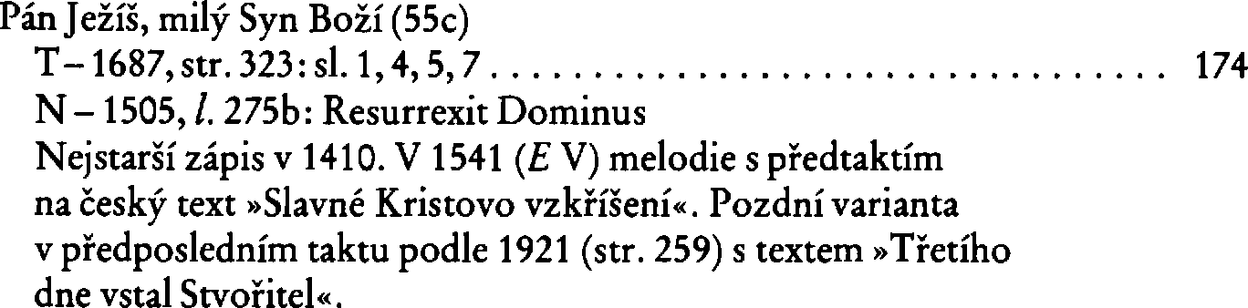 Informace o písni 55c: Pán Ježíš, milý Syn Boží