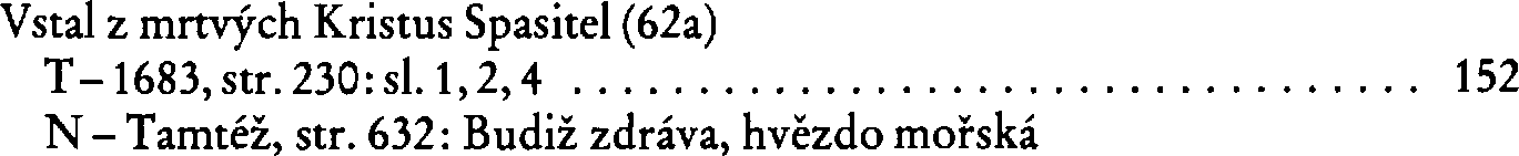Informace o písni 62a: Vstal z mrtvých Kristus Spasitel