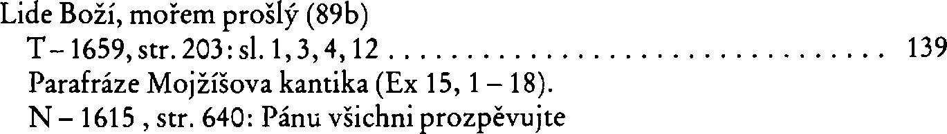 Informace o písni 89b: Lide Boží, mořem prošlý