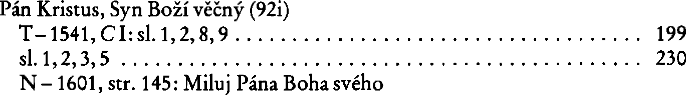 Informace o písni 92i: Pán Kristus, Syn Boží věčný