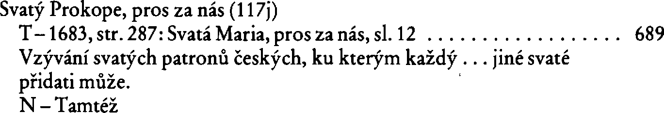 Informace o písni 117j: Svatý Prokope, pros za nás